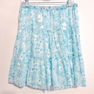 Lilly Pulitzer Tiered Shopper Skirt in Golden Lion Print
100% Cotton. Size 10